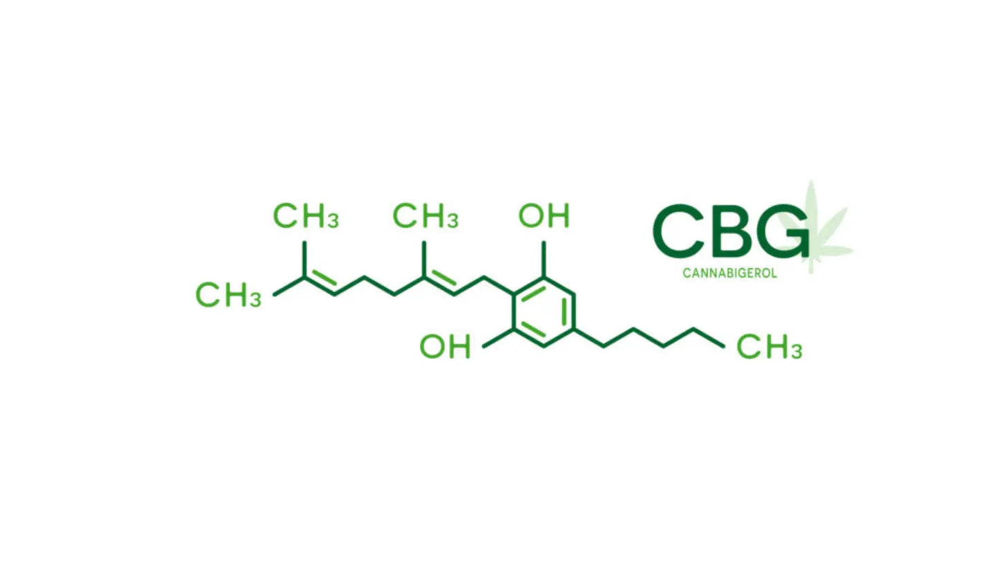 Cannabigerol CBG + hemp compound