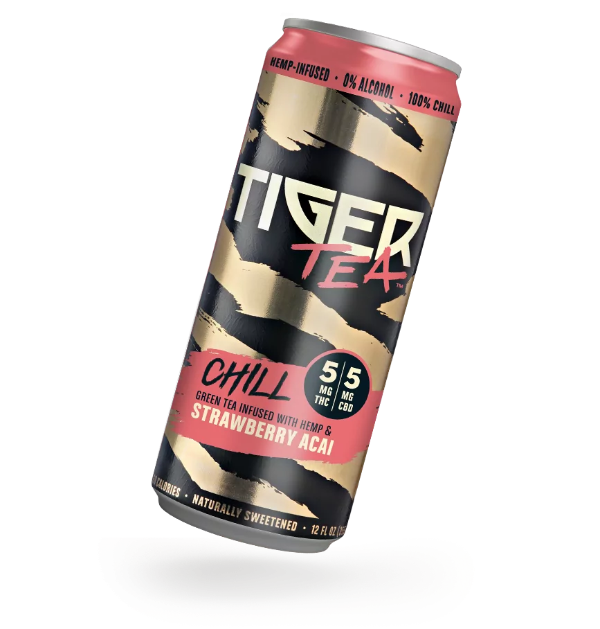 Tiger Tea Hemp-Infused Stawberry Acai CHILL