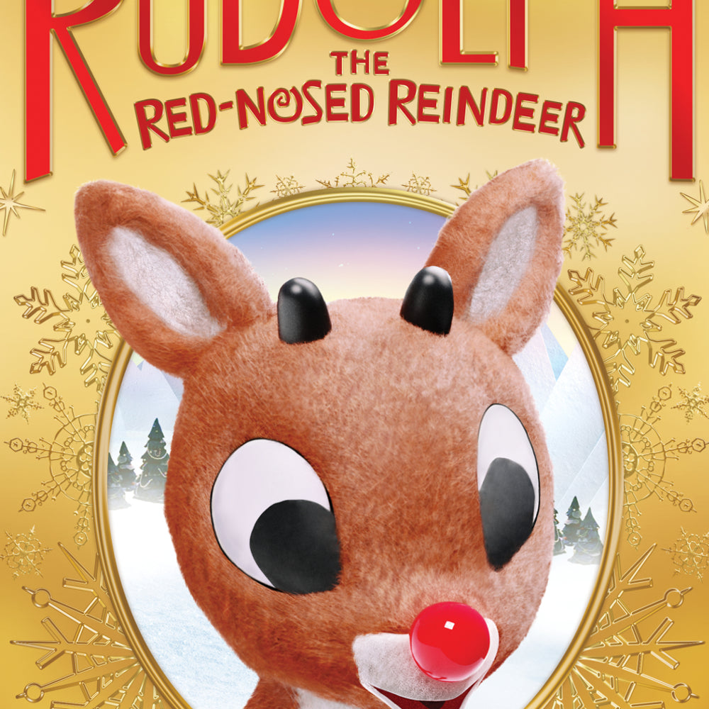Rudolph red nose reindeer + trailer