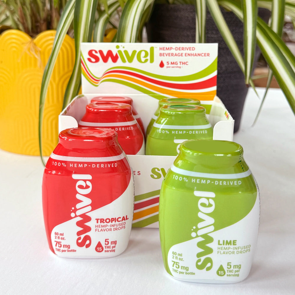 
                  
                    Swivel Hemp-Infused Flavor Drops – 6 pack
                  
                